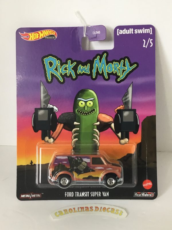 Hot wheels pop culture Rick and Morty 2 5 Ford Transit Super Van 269F Hot on Sale