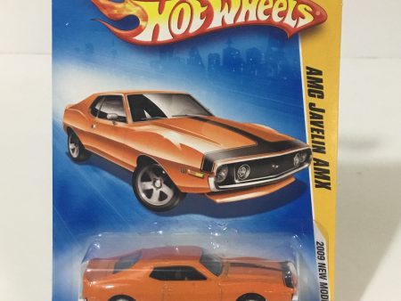 2009 Hot Wheels #16 AMC javelin AMX orange (III2) Sale