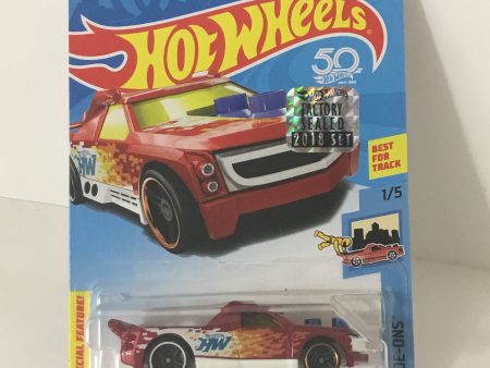 2018 Hot Wheels #111 Fig Rig Factory sealed sticker YY2 Cheap