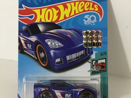 2018 Hot Wheels #56 C6 Corvette factory sealed sticker 1E Online now