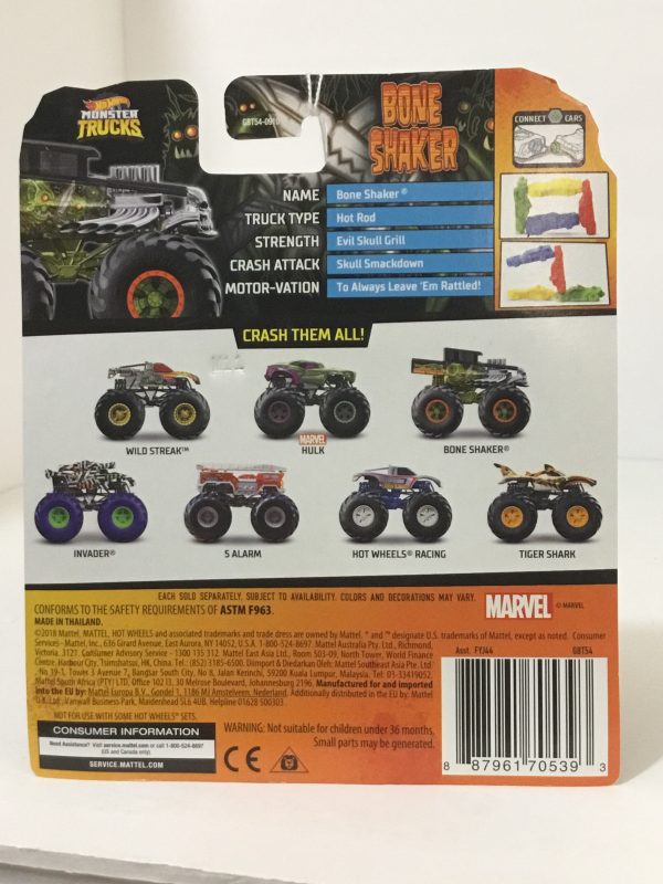 Hot wheels monster Trucks Bone Shaker 31 50 (10H4) Discount