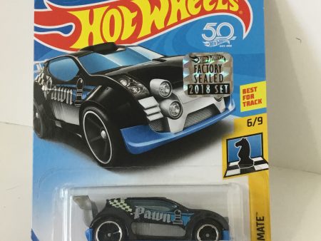 2018 Hot Wheels #166 Fast 4wd black pawn Factory sealed sticker UU3 For Discount