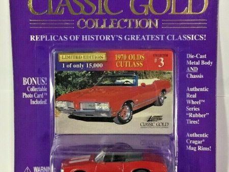 JOHNNY LIGHTNING 1970 70 OLDS CUTLASS 442 CONVERTIBLE RED CLASSIC GOLD 1 64 206C Online