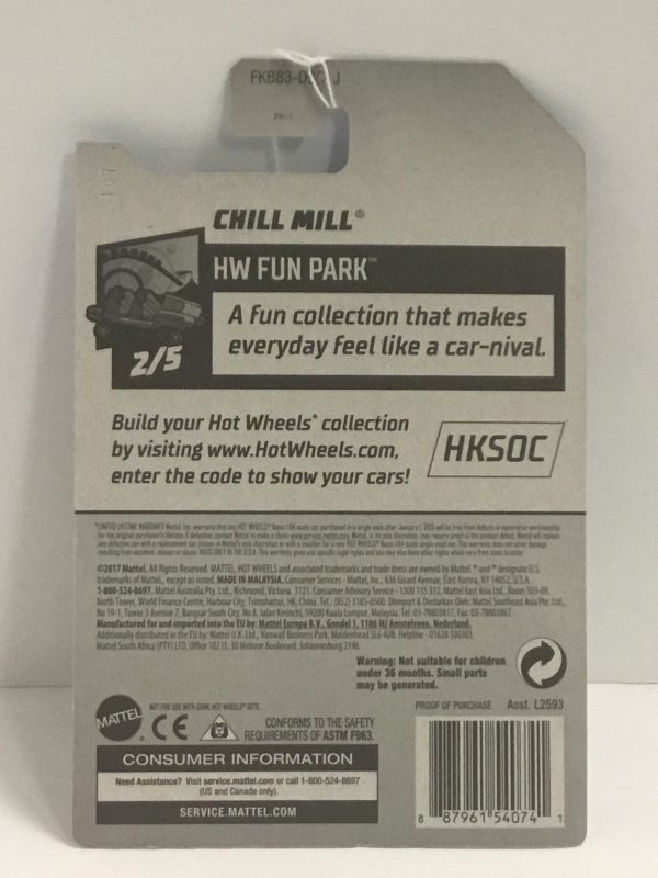 2018 hot wheels Zamac #8 Chill Mill 144C Supply