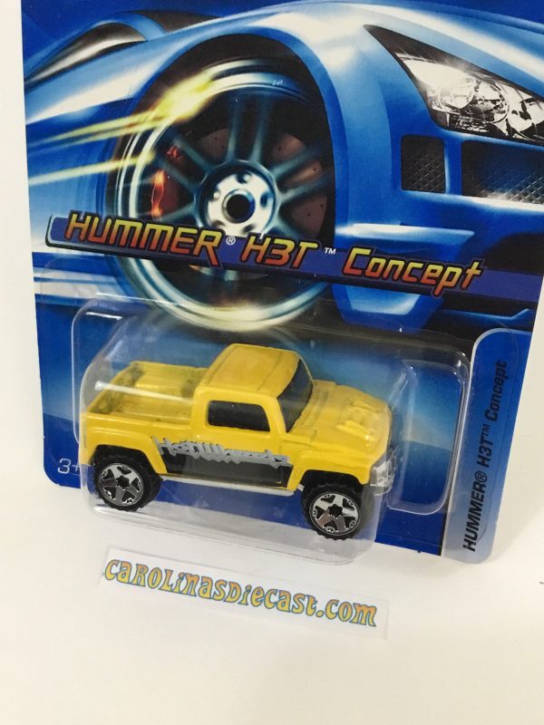 2006 Hot Wheels #173 Hummer H3T concept yellow (GGG2) on Sale