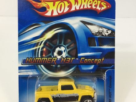 2006 Hot Wheels #173 Hummer H3T concept yellow (GGG2) on Sale