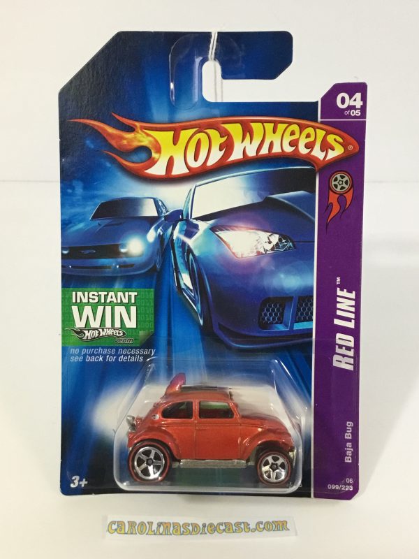 2006 Hot wheels #99 Baja Bug Red Line (UUU1) Supply