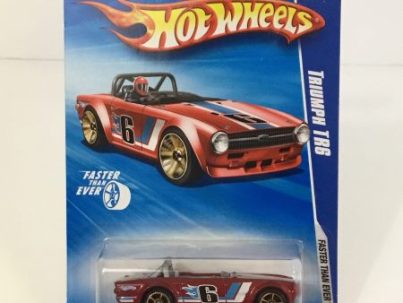 2010 Hot Wheels #131 Triumph TR6 red fte faster than ever Online now