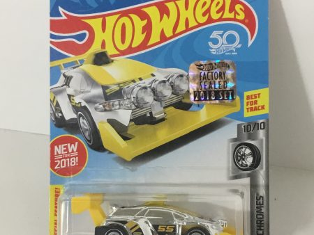 2018 Hot Wheels #145 Rising Heat silver Factory sealed sticker WW4 Cheap