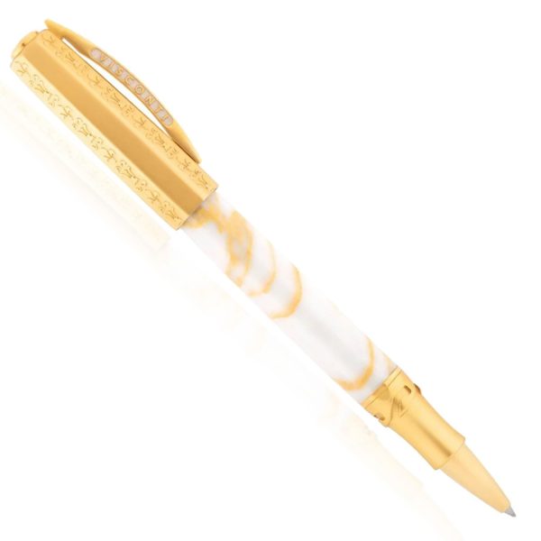 Visconti IL Magnifico Roller Ball Pen - Calacatta Gold (Limited Edition) on Sale