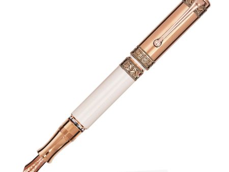 Aurora Dante Paradiso Fountain Pen - White Rosegold (Limited Edition) Cheap