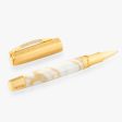 Visconti IL Magnifico Roller Ball Pen - Calacatta Gold (Limited Edition) on Sale